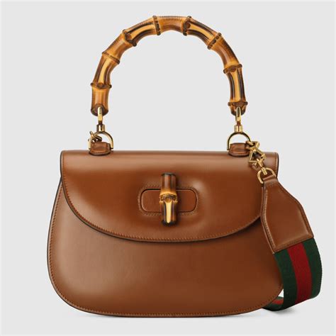 gucci bamboo bag brown